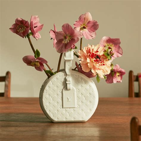 lv bag vase|Porcelain Vase Petite Boite Chapeau .